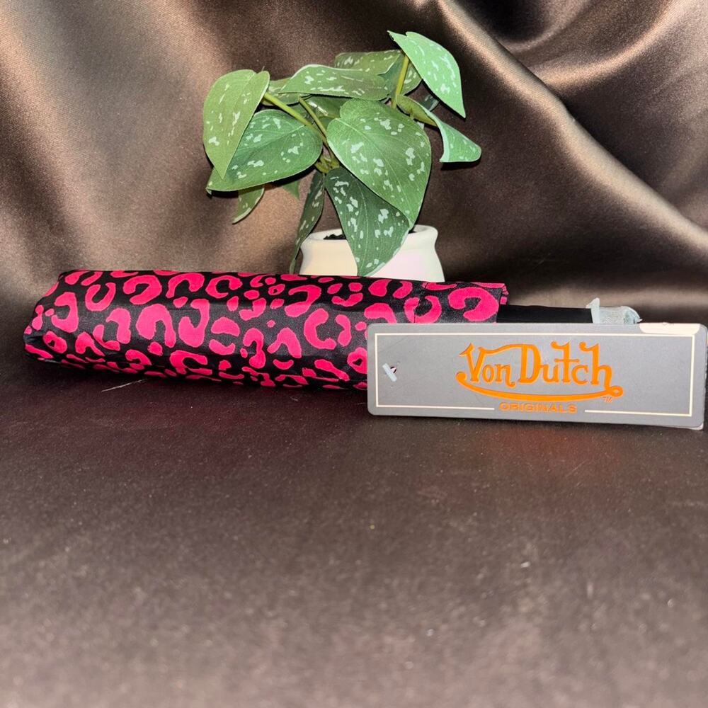 Von dutch pink leopard print umbrella - Picture 5 of 5